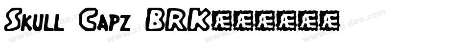 Skull Capz BRK字体转换